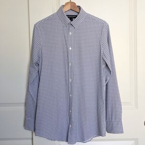 Mizzen+Main Performance Button Down Shirt Men S Trim Fit Floral Long Sleeve Work